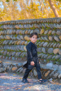 Black cotton shalwar kameez for boys in Pakistan – Comfortable traditional wear